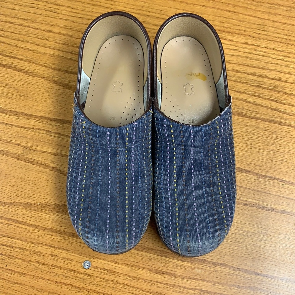 Danskos Blue Lined Pattern Size 39 - image 1